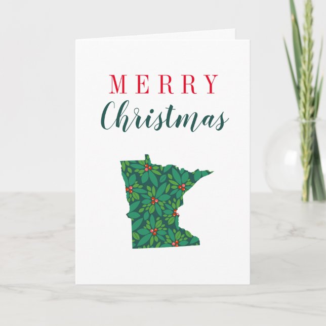Merry Christmas from Minnesota Card (Front)