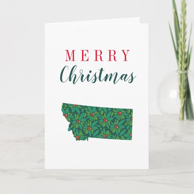 Merry Christmas from Montana Card (Front)