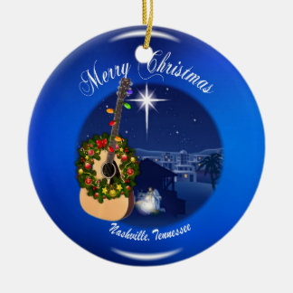 Merry Christmas from Nashville Ornament