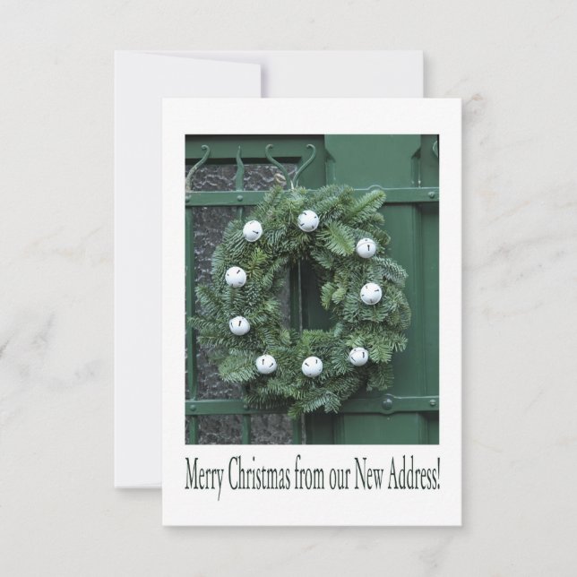 Merry Christmas from New Address Card (Front)