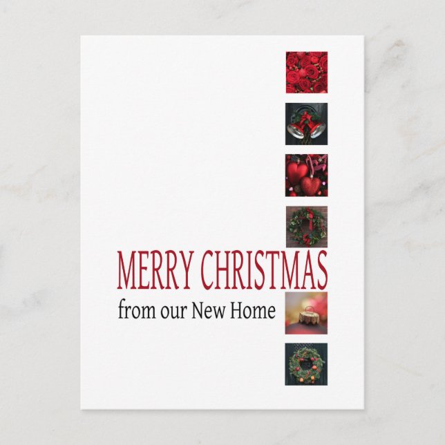 Merry Christmas from New Home Card (Front)