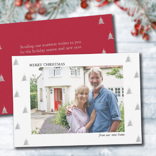 Merry Christmas from New Home Simple Photo Moving Announcement