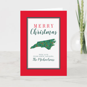 Merry Christmas from North Carolina Card