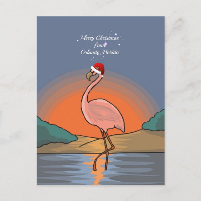 Merry Christmas from Orlando, Florida Postcard (Front)