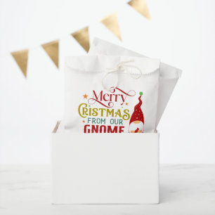 Merry Christmas From Our Gnome To Yours Favour Bags