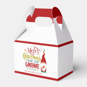 Merry Christmas From Our Gnome To Yours Favour Box