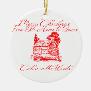 Merry Christmas from Our Home to Yours Christmas Ceramic Tree Decoration