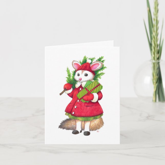 Merry Christmas from Patrick and Destinie Note Card (Front)