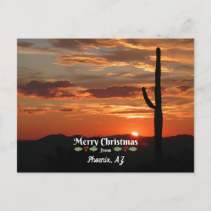 Merry Christmas from Phoenix, AZ Postcard
