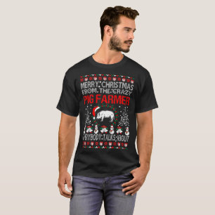 Merry Christmas From Pig Farmer Ugly Sweater Shirt