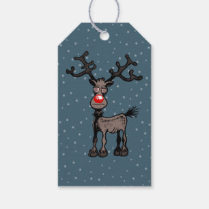 Merry Christmas from Rudolf the Reindeer Gift Tags