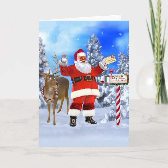 MERRY CHRISTMAS FROM SANTA CARD (Front)