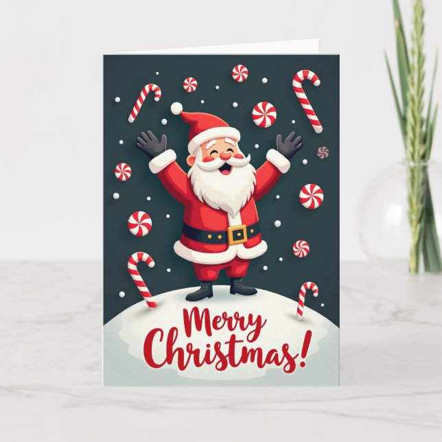 Merry Christmas From Santa Card (Front)