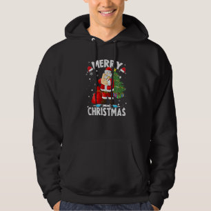 Merry Christmas From Santa Claus Vaccine Hoodie