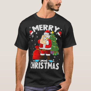 Merry Christmas From Santa Claus  Vaccine  T-Shirt