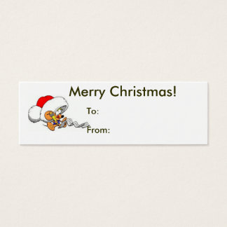 Merry Christmas From Santa Mouse Tag