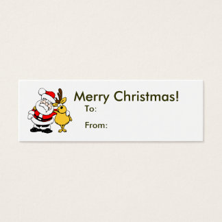 Merry Christmas From Santa Tag