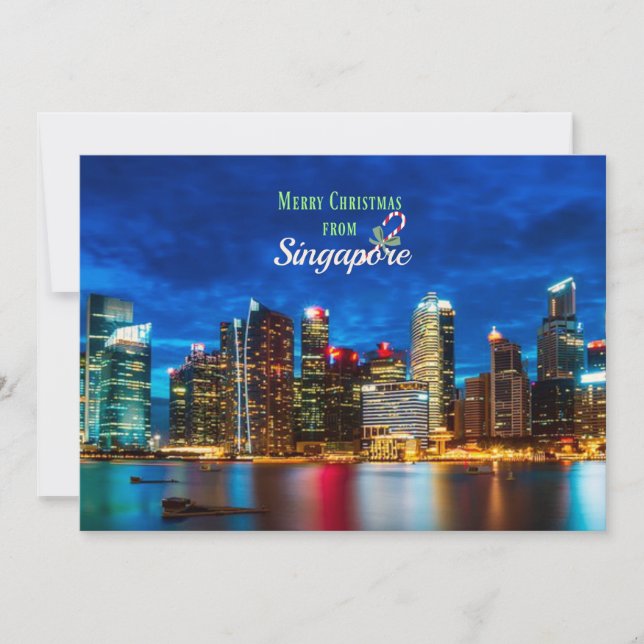 Merry Christmas from Singapore Card (Front)