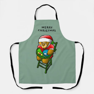 Merry Christmas from Teddy Bear Apron