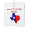 Merry Christmas From Texas Ornament