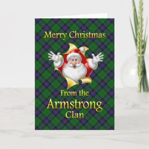Merry Christmas From the Armstrong Clan Holiday Card