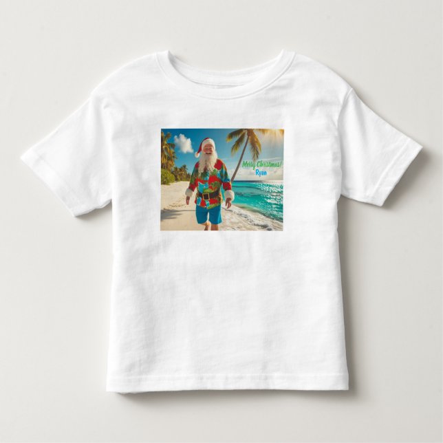 Merry Christmas from the Beach  Toddler T-Shirt (Front)
