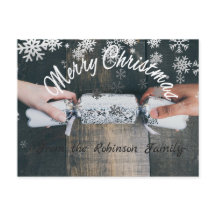 Merry Christmas From the Custom Name Postcards
