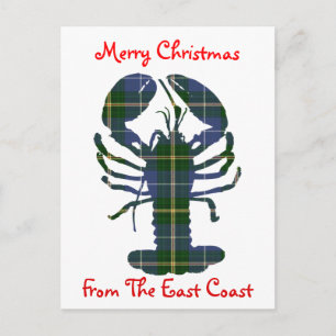 Merry Christmas from the East Coast postcard