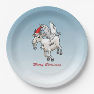 Merry Christmas from The Flying Goat Paper Plate