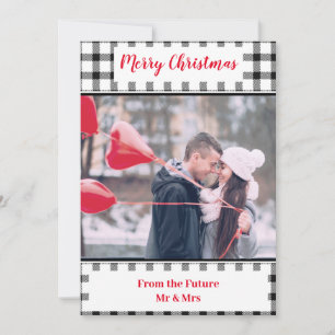 Merry Christmas From the Future  Mr and Mrs Card