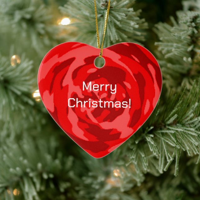 Merry Christmas From the Heart Ornament (Tree)
