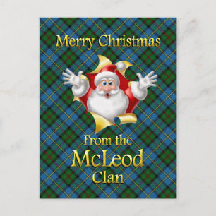 Merry Christmas From the McLeod Clan Holiday Postcard