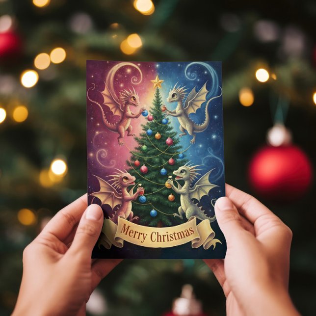 Merry Christmas from the Ornament Dragons Card (Creator Uploaded)