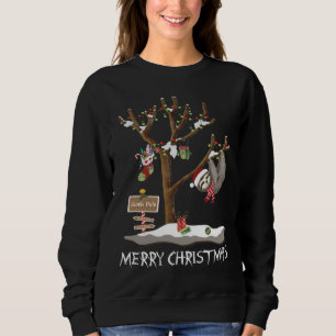 MERRY CHRISTMAS FROM THE SLOTH POLE Women's Sweatshirt