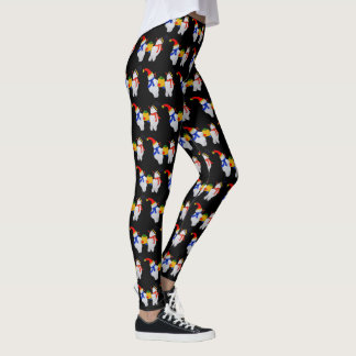 MERRY CHRISTMAS FROM THE SNOWMEN LEGGINGS