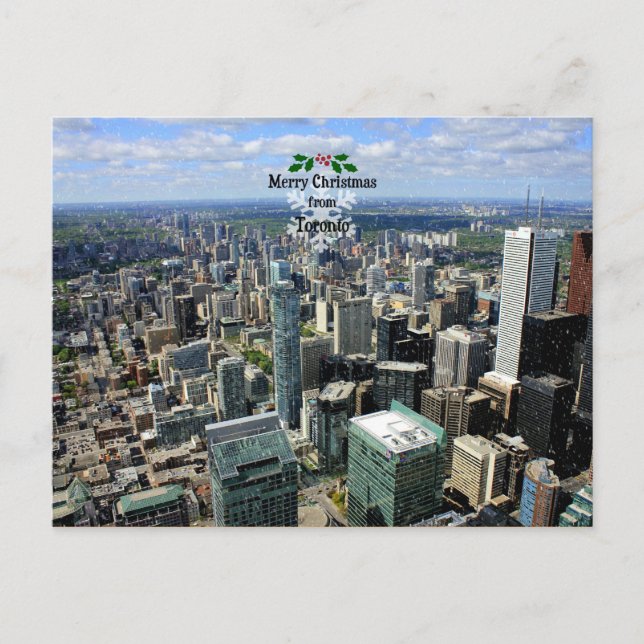 Merry Christmas from Toronto Holiday Postcard (Front)
