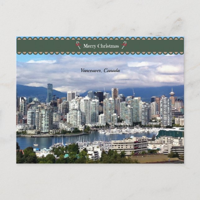 Merry Christmas from Vancouver Postcard (Front)