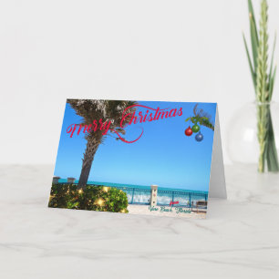 Merry Christmas from Vero Beach Florida Oceanfront Holiday Card