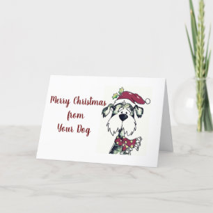 ***MERRY CHRISTMAS*** FROM ***YOUR DOG*** HOLIDAY CARD