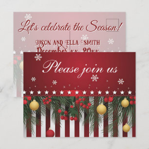 Merry Christmas from (your family) Postcard