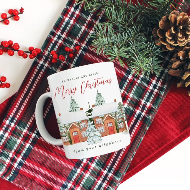 Merry Christmas From Your Neighbours Coffee Mug (Creator Uploaded)