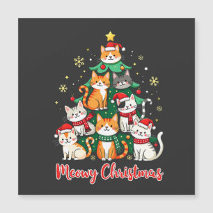 Merry Christmas Funny Catmas Kitten Xmas Tree 