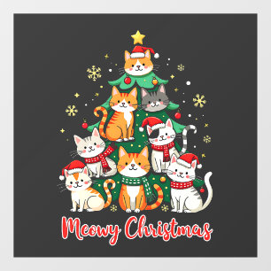 Merry Christmas Funny Catmas Kitten Xmas Tree