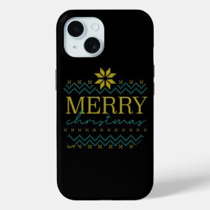MERRY CHRISTMAS funny christmas iPhone 15 Case