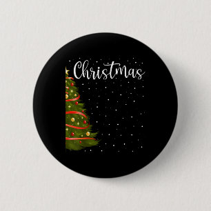 Merry Christmas Funny Christmas Tree Couples Match 6 Cm Round Badge