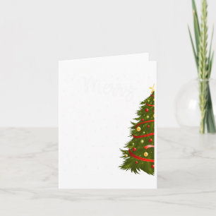 Merry Christmas Funny Christmas Tree Couples Match Card