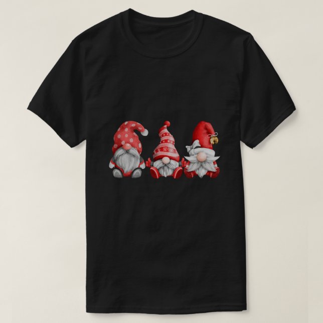 Merry Christmas Funny Gnomes Santa Claus Classic T T-Shirt (Design Front)