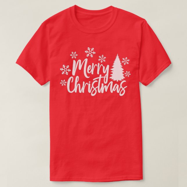 Merry Christmas Funny Matching Family Christmas 20 T-Shirt (Design Front)