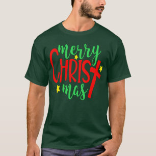 Merry Christmas Funny Religious Christian Christma T-Shirt