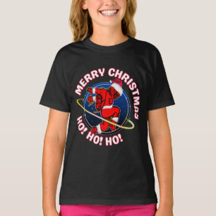 MERRY CHRISTMAS FUNNY SPACE ASTRONAUT  T-Shirt